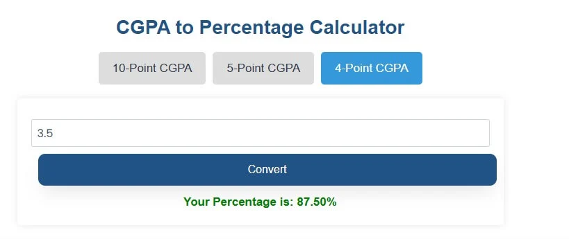 Home Page 3 How to convert CGPA to Percentage