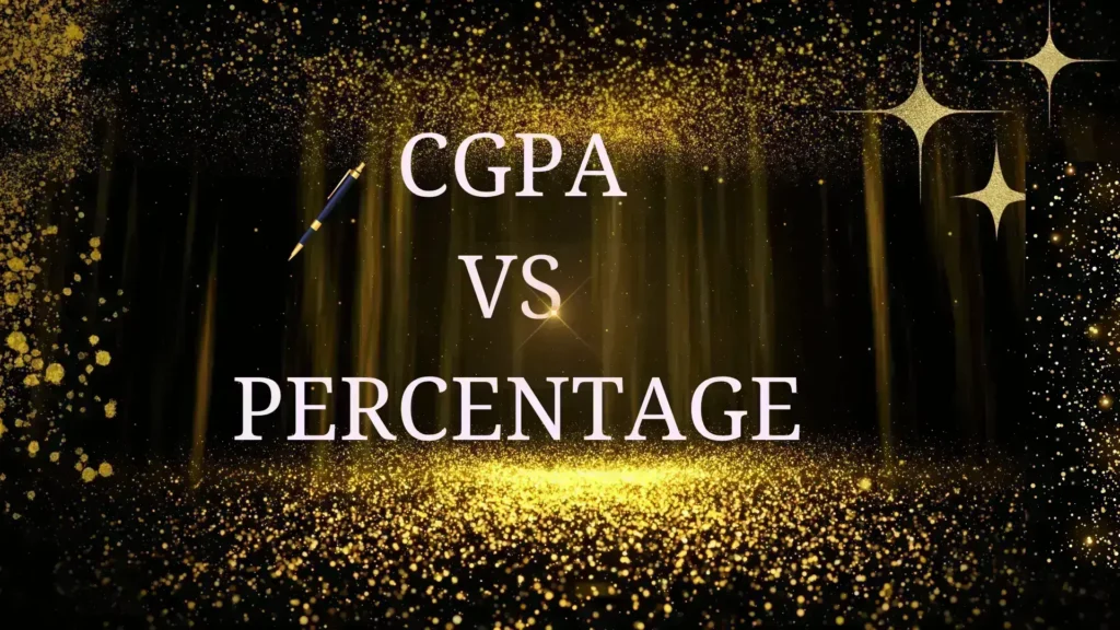CGPA vs Percentage 1 CGPA vs percentage