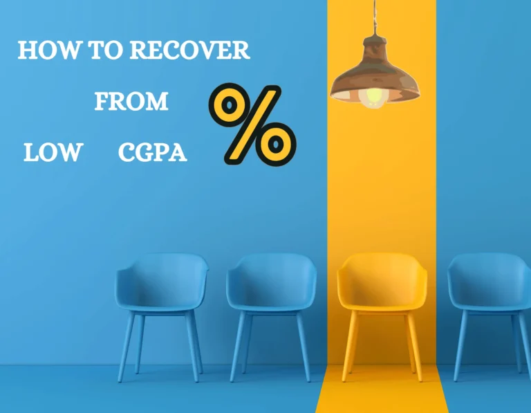 How to recover from low CGPA