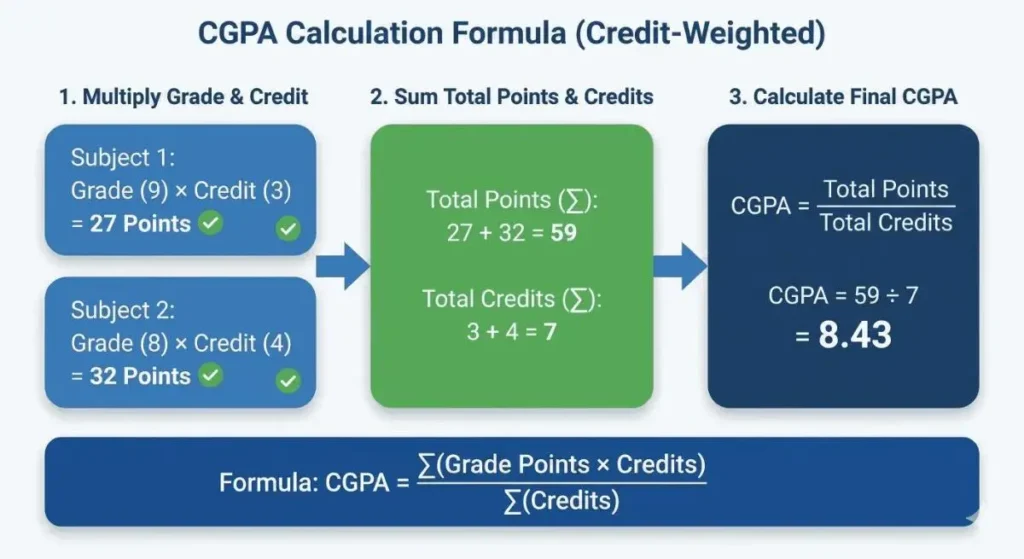 7.7 CGPA in Percentage